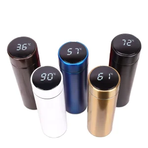 Smart LED Temperature Display Metal Insulation Water Bottles Stainless Steel Intelligent Vacuum Flask