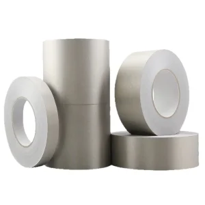 Soft Conductive Cloth EMF Shielding Tape Aluminum Foil Silver Conductive Cloth Tape RFID Signal Blocking Tape