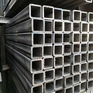 Square Carbon Steel ERW Welded Tube 1×1 2×2 3×3 20ft with Cutting Service for Construction Building and Fencing