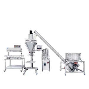 Stainless Steel Semi-Automatic Powder Filling Machine with Auger Filler for Food and Chemical Applications