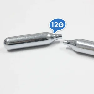 Steel Mini Non-Threaded Disposable CO2 Cartridges, 12g, 88g, and 95g, for Paintball