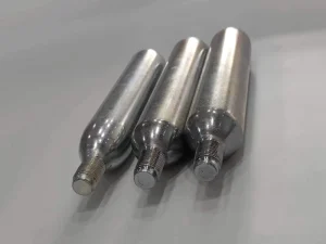 Steel and Silicone Threaded CO2 Cartridges 16g-25g 1/2 Thread for Mini Bike Pump