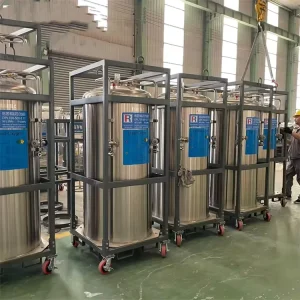 Storage Gas Cylinder Bottle Liquid Cryogenic Oxygen Co2 Nitrogen Welded Insulated Dewar Tank