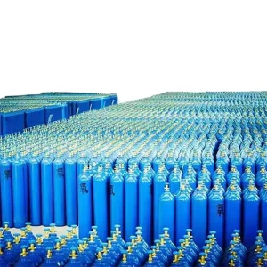 Suppliers Steel Material Medical Oxygen Cylinder 40L 150Bar Low Price Pure Bottled Oxygen