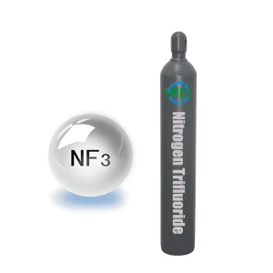 TPED 40L 135 Bar Steel NF3 Gas Cylinder for Plasma Etching