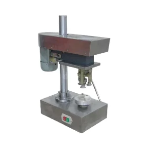 Three Blade Semi automatic Liquid Bottle Cap Capping Machine for Beverage Chemical Packaging Sealing