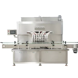 Top Speed Automatic High Productivity Oil & Paste Filling Machine with Motor 10000 Bottles Hour Capacity