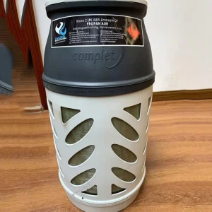 Translucent LPG Cylinder with Gas Level Monitoring for Household and Commercial Use