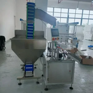 Two Station Automatic Wadding Bottle Cap Liner Inserting Capping Machine for PP PE Foam Foil Easy Operation Wood Beverage