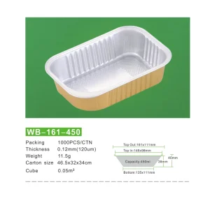 WB 1000PCS CTN 310ml Disposable Containers Eco friendly Recyclable PP Aluminum Foil Pulp Moulded Food Grade Plastic Lid Pans