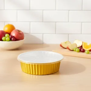 WB 4000 5000 ml Foil Tray Catering Container Aluminium Foil Pan Packing Disposable Kitchen Customized Baking Work Home Packing