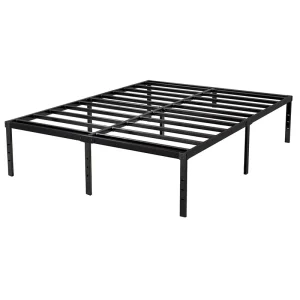 WEKIS Modern Apartment Industrial Metal Platform Tubular Steel Bed Frame Queen Iron Full Double Queen Size for Hotel