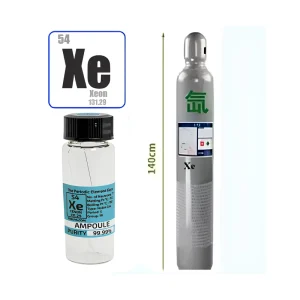 WIN Q Xeon Gas Tank 99.999% Xe Gas High Pressure 200 bar Industrial Steel Gas Cylinder Model E for Export
