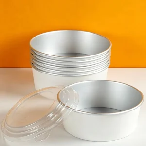 Zhenyuan Custom Printed Aluminum Foil Lined Paper Bowl Silver Inner Leak Proof Takeaway Food Container Supplier