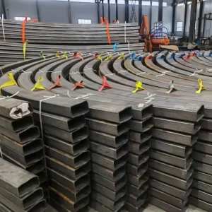 Zinc Coated Arc Square Rectangular Hollow Section Curved Tube for Outdoor Agricultural Metal Fittings